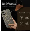 Coque arrière Phonesta Luxury Carbon Fiber avec MagSafe pour Oppo A6 Pro - Marron 2