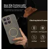 Coque arrière Phonesta Luxury Carbon Fiber avec MagSafe pour Motorola Edge 70 - Marron 2
