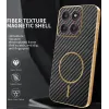 Coque arrière Phonesta Luxury Carbon Fiber avec MagSafe pour Motorola Edge 70 - Noir 1