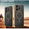 Coque arrière Phonesta Luxury Carbon Fiber avec MagSafe pour HONOR X5c Plus - Noir 3