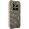 Coque arrière Phonesta Luxury Carbon Fiber avec MagSafe pour HONOR Magic8 Pro - Marron 0