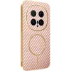 Coque arrière Phonesta Luxury Carbon Fiber avec MagSafe pour HONOR Magic8 Pro - Rose 0