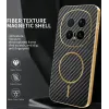Coque arrière Phonesta Luxury Carbon Fiber avec MagSafe pour HONOR Magic8 Pro - Noir 1