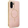Coque arrière Phonesta Luxury Carbon Fiber avec MagSafe pour OnePlus 15R - Rose 0
