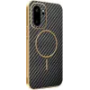 Coque arrière Phonesta Luxury Carbon Fiber avec MagSafe pour OnePlus 15R - Noir 0