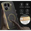 Coque arrière Phonesta Luxury Carbon Fiber avec MagSafe pour Oppo Find X9 Pro - Noir 7