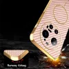Coque arrière Phonesta Luxury Carbon Fiber avec MagSafe pour Xiaomi 17 Ultra - Rose 7