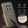 Coque arrière Phonesta Luxury Carbon Fiber avec MagSafe pour Xiaomi Redmi Note 15 4G/5G / Xiaomi Poco M8 - Marron 6