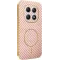 Coque arrière Phonesta Luxury Carbon Fiber avec MagSafe pour Xiaomi Redmi Note 15 4G/5G / Xiaomi Poco M8 - Rose