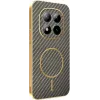 Coque arrière Phonesta Luxury Carbon Fiber avec MagSafe pour Xiaomi Redmi Note 15 Pro Plus / Xiaomi Poco M8 Pro - Marron 0
