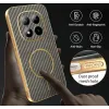 Coque arrière Phonesta Luxury Carbon Fiber avec MagSafe pour Xiaomi Redmi Note 15 Pro Plus / Xiaomi Poco M8 Pro - Marron 7