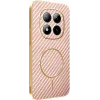 Coque arrière Phonesta Luxury Carbon Fiber avec MagSafe pour Xiaomi Redmi Note 15 Pro Plus / Xiaomi Poco M8 Pro - Rose 0