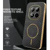 Coque arrière Phonesta Luxury Carbon Fiber avec MagSafe pour Xiaomi Redmi Note 15 Pro Plus / Xiaomi Poco M8 Pro - Noir 1