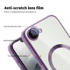 Coque arrière Phonesta Luxury Crystal avec MagSafe pour Apple iPhone 17e/16e - Transparent/Violet foncé 6