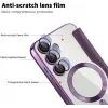 Coque portefeuille Phonesta Luxury Crystal avec MagSafe pour Samsung Galaxy S24 FE - Violet foncé 8