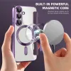 Coque portefeuille Phonesta Luxury Crystal avec MagSafe pour Samsung Galaxy S25/S24 - Violet foncé 4