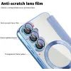 Coque portefeuille Phonesta Luxury Crystal avec MagSafe pour Samsung Galaxy S25/S24 - Bleu clair 6