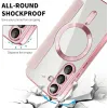 Coque portefeuille Phonesta Luxury Crystal avec MagSafe pour Samsung Galaxy S25/S24 - Rose 5
