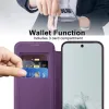 Coque portefeuille Phonesta Luxury Crystal avec MagSafe pour Google Pixel 9a - Violet foncé 5