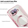 Coque portefeuille Phonesta Luxury Crystal avec MagSafe pour Google Pixel 9a - Rose 6