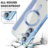 Coque portefeuille Phonesta Luxury Crystal avec MagSafe pour Samsung Galaxy A36/A56 - Bleu clair 7