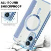 Coque portefeuille Phonesta Luxury Crystal avec MagSafe pour Samsung Galaxy S25 Edge - Bleu clair 6