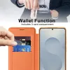 Coque portefeuille Phonesta Luxury Crystal avec MagSafe pour Samsung Galaxy S26 Plus - Orange 2
