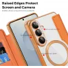 Coque portefeuille Phonesta Luxury Crystal avec MagSafe pour Samsung Galaxy S26 Plus - Orange 6