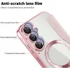 Coque portefeuille Phonesta Luxury Crystal Puffed avec MagSafe pour Samsung Galaxy S25 Plus/S24 Plus - Rose 6