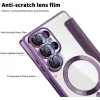 Coque portefeuille Phonesta Luxury Crystal Puffed avec MagSafe pour Samsung Galaxy S25 Ultra - Violet foncé 6