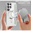 Coque portefeuille Phonesta Luxury Crystal Puffed avec MagSafe pour Samsung Galaxy S25 Ultra - Argent 4