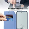 Coque portefeuille Phonesta Luxury Crystal Puffed avec MagSafe pour Google Pixel 9a - Bleu clair 2
