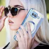 Coque portefeuille Phonesta Luxury Crystal Puffed avec MagSafe pour Google Pixel 9a - Bleu clair 6
