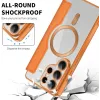Coque portefeuille Phonesta Luxury Crystal Puffed avec MagSafe pour Samsung Galaxy S26 Ultra - Orange 6