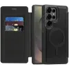 Coque portefeuille Phonesta Luxury Leather avec MagSafe pour Samsung Galaxy S25 Ultra - Noir 2