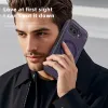 Coque portefeuille Phonesta Luxury Leather avec MagSafe pour Google Pixel 9a - Violet foncé 9