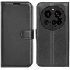 Coque portefeuille Phonesta Litchi Skin pour Xiaomi 15 Ultra - Noir 0