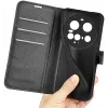 Coque portefeuille Phonesta Litchi Skin pour Xiaomi 15 Ultra - Noir 5