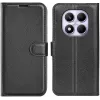 Coque portefeuille Phonesta Litchi Skin pour Xiaomi Redmi Note 14 Pro 4G - Noir 0