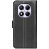 Coque portefeuille Phonesta Litchi Skin pour Xiaomi Redmi Note 14 Pro 4G - Noir 2