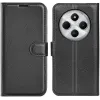 Coque portefeuille Phonesta Litchi Skin pour Xiaomi Redmi 14C / Xiaomi Poco C75 - Noir