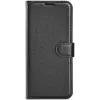 Coque portefeuille Phonesta Litchi Skin pour Samsung Galaxy S25 Edge - Noir 2