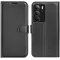 Coque portefeuille Phonesta Litchi Skin pour Realme C75 - Noir