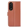Coque portefeuille Phonesta Litchi Skin pour OnePlus Nord 5 - Marron 2