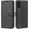 Coque portefeuille Phonesta Litchi Skin pour OnePlus Nord CE5 - Noir