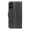 Coque portefeuille Phonesta Litchi Skin pour OnePlus Nord CE5 - Noir 2