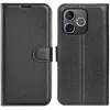 Coque portefeuille Phonesta Litchi Skin pour HONOR 600 Lite - Noir 0