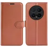 Coque portefeuille Phonesta Litchi Skin pour HONOR Magic8 Pro - Marron 0