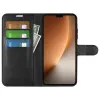 Coque portefeuille Phonesta Litchi Skin pour HONOR Magic8 Pro - Noir 3