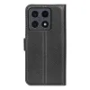 Coque portefeuille Phonesta Litchi Skin pour Xiaomi 15T - Noir 2